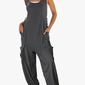 Women's Charcoal Jumpsuit